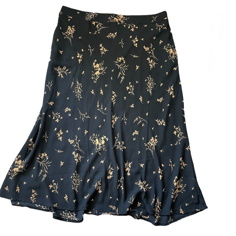 Black/Tan Sheer Halogen Skirt - Picture 2 of 6